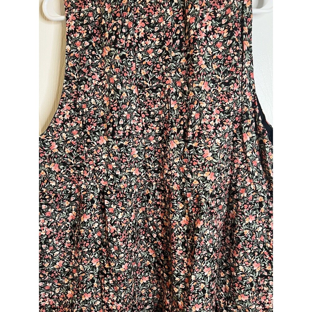 BB Dakota Sleeveless Tiered Black Floral Dress Size XL NWT - Picture 12 of 14
